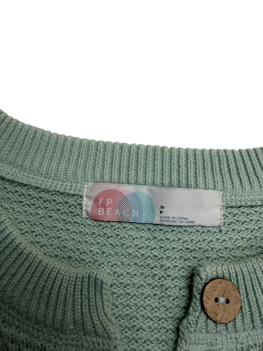 Free People Hailee Waffle Knit Lounge Set Sage Green Small 2 Piece